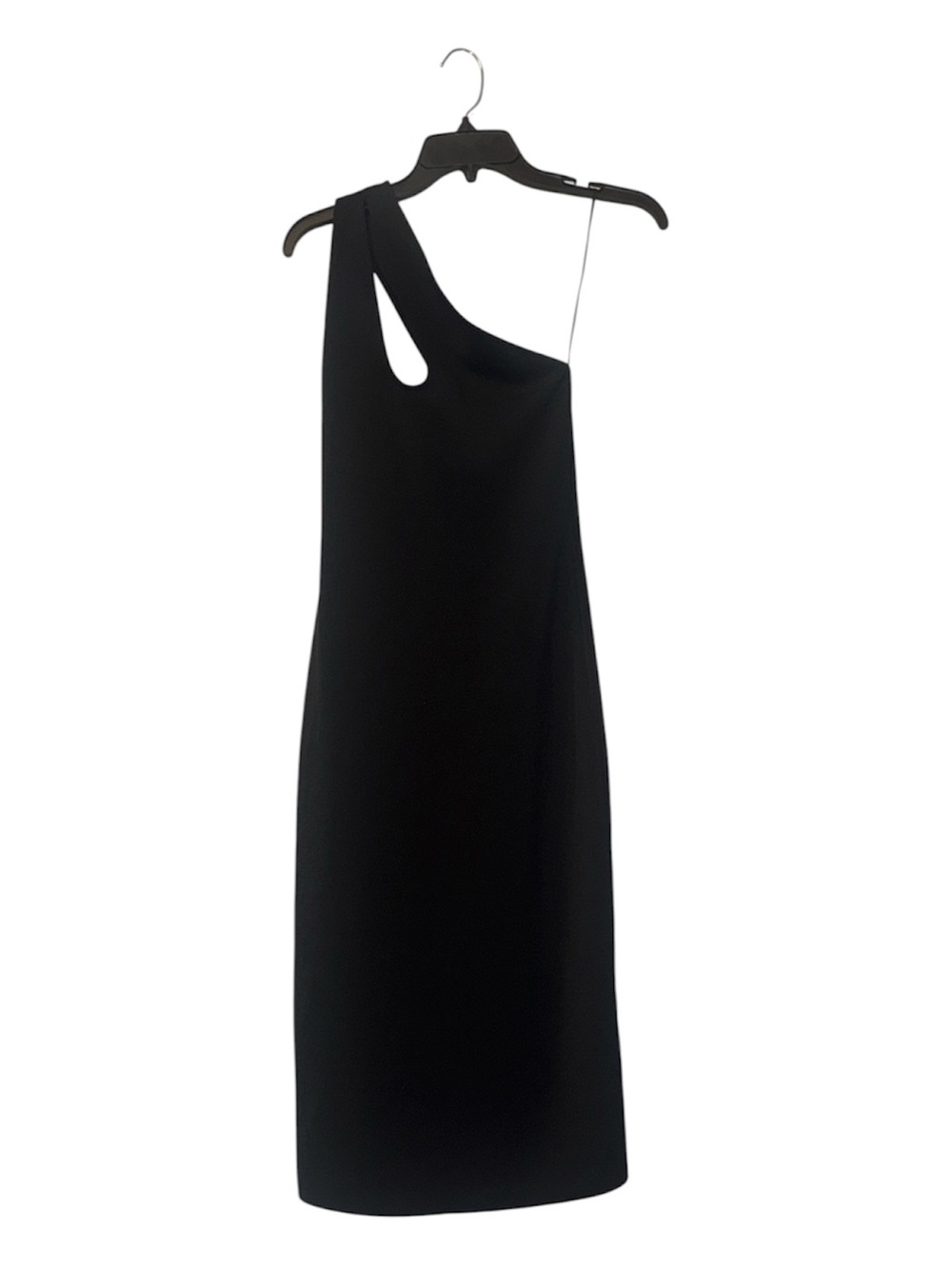 Zara Asymmetrical One-Shoulder Black Dress